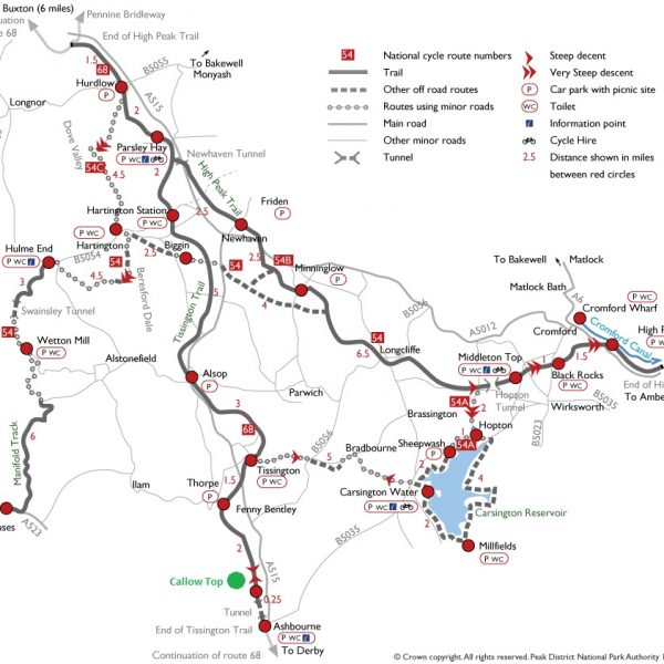White Peak Cycle Routes 